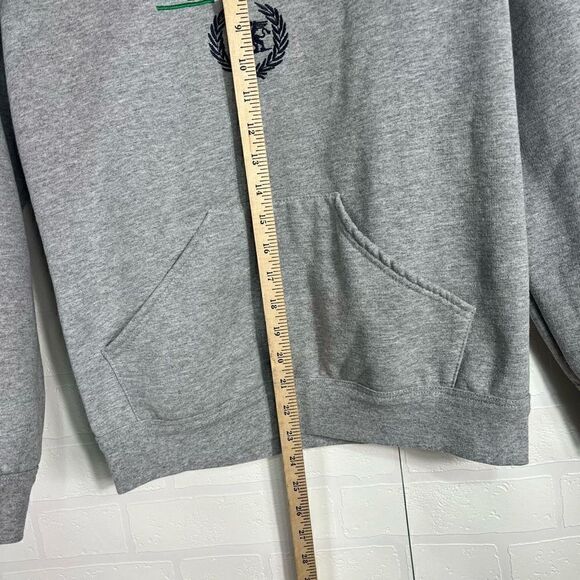 Venezia Womens Hooded Sweatshirt size Small Gray Made in Italy - Picture 4 of 14